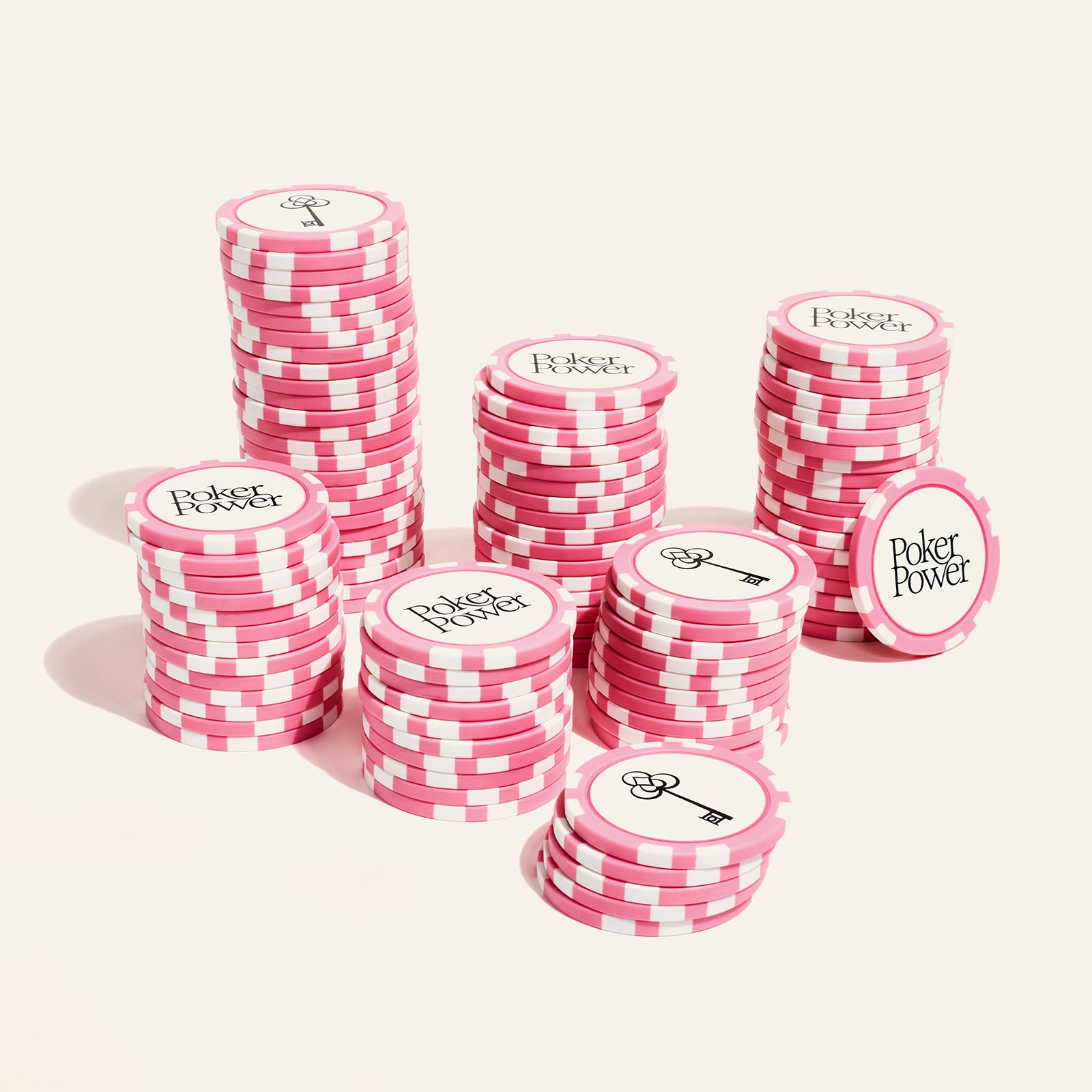 Bet-on-Yourself Poker Chips - Pink