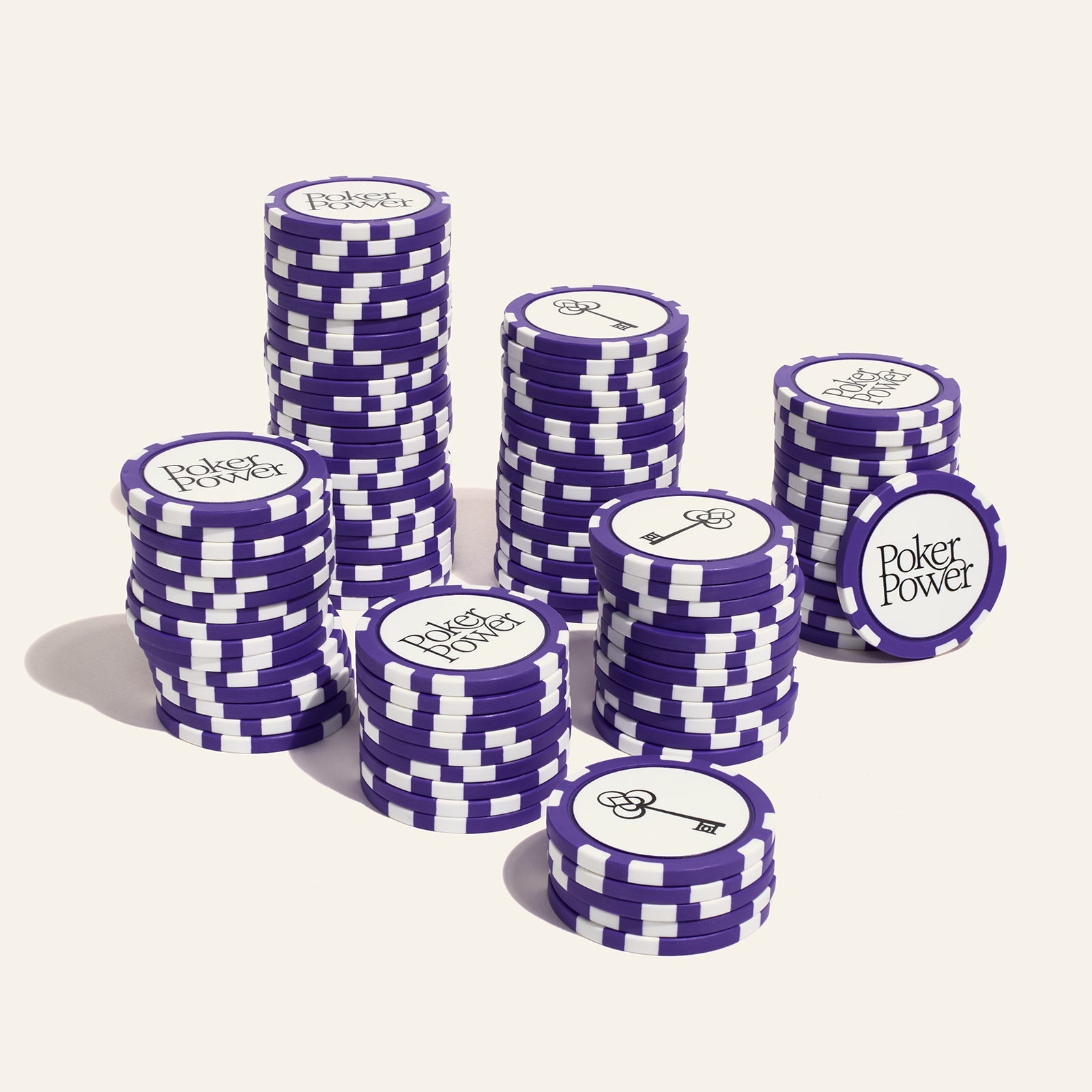 Bet-on-Yourself Poker Chips - Purple