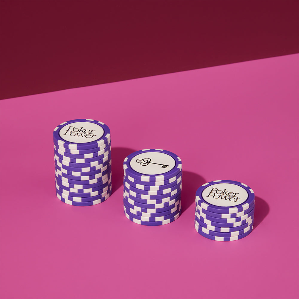 Bet-on-Yourself Poker Chips - Purple 2