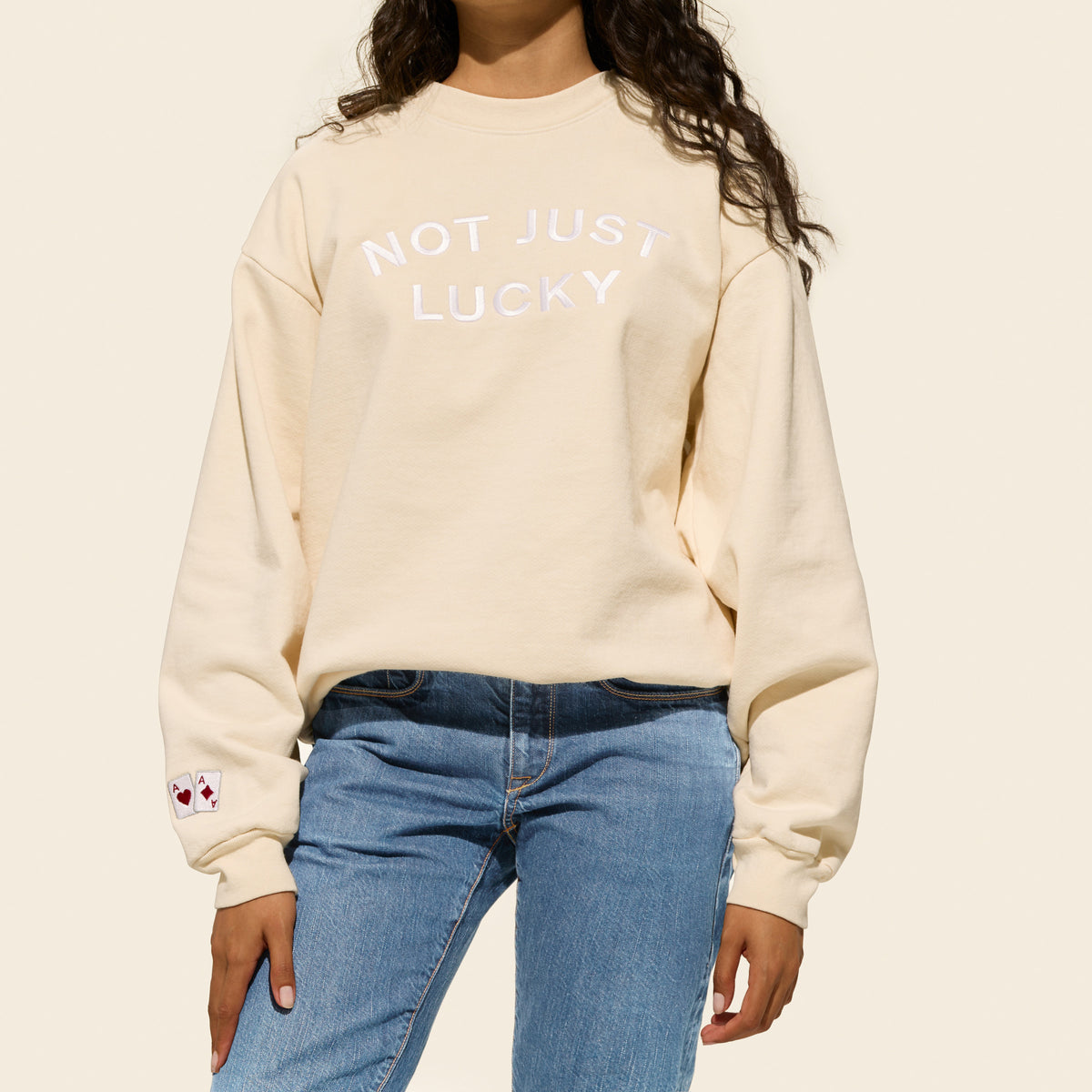 Not Just Lucky Crewneck