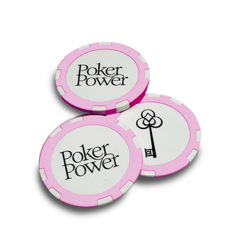 Bet-on-Yourself Poker Chips - Pink All