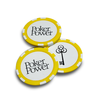 Bet-on-Yourself Poker Chips - Yellow All